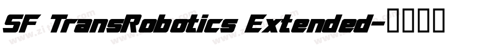 SF TransRobotics Extended字体转换
